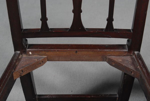 Pair Sheraton side chairs: - 6