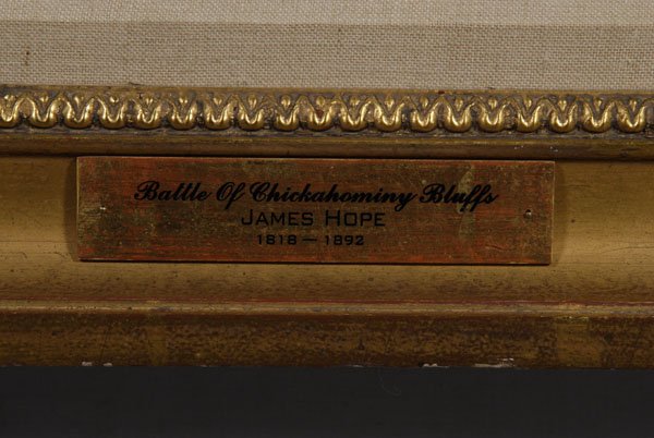 Civil War painting, James Hope, - 2
