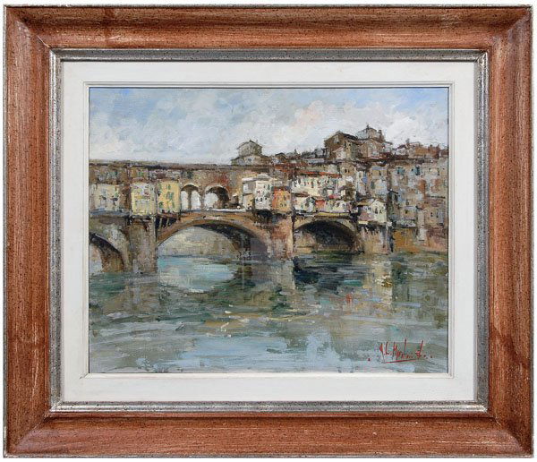 1026 Norberto Martini painting,