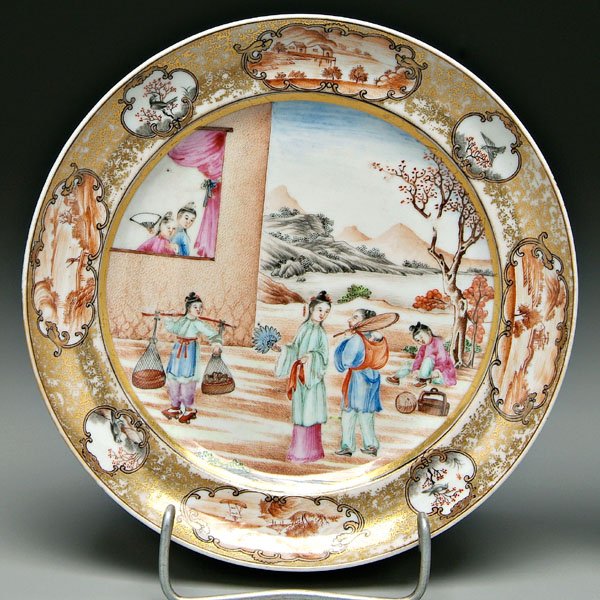 Two Chinese export plates - 2