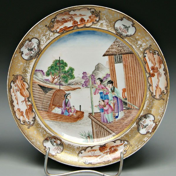 Two Chinese export plates - 3