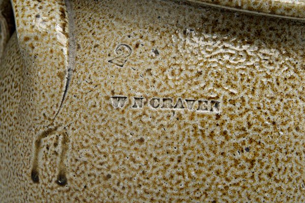 W.N. Craven salt glaze stoneware jar, - 3