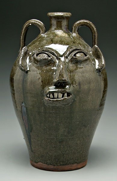 B. B. Craig two-handled face jug,