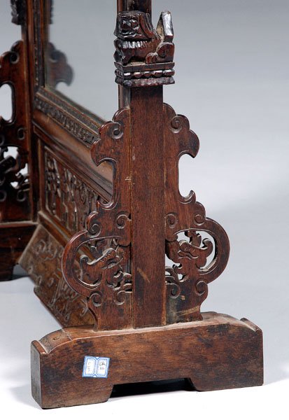 Chinese table screen, - 3