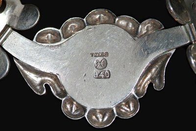 Hector Aguilar silver Maguey necklace, - 2