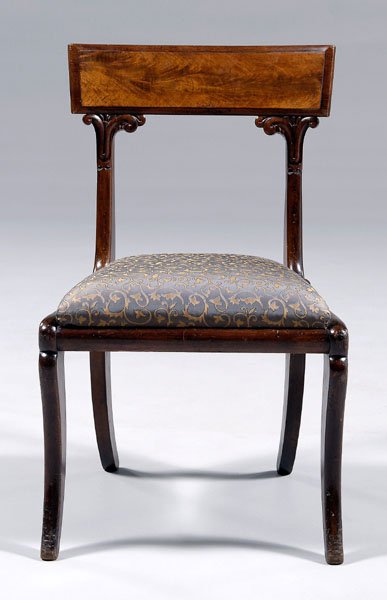 Fine set of four Boston side chairs - 2