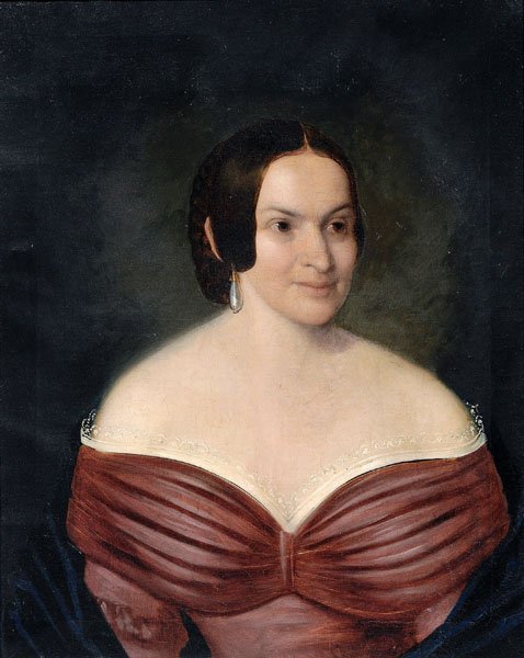 19th century American School portrait, - 2