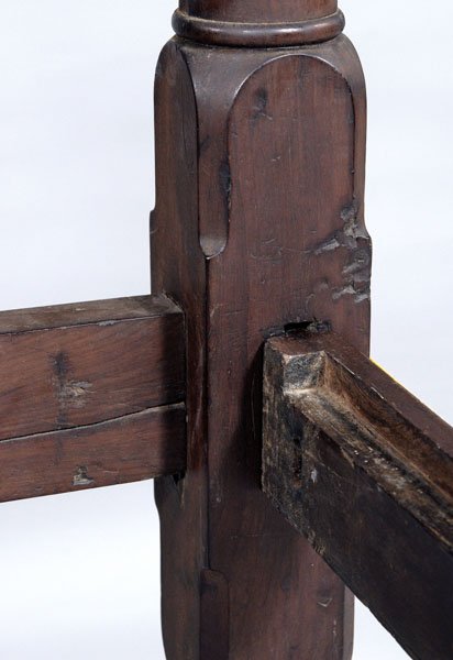 Caribbean classical mahogany bedstead, - 6