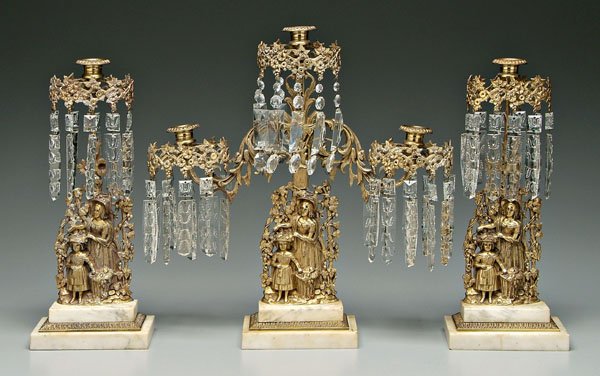 Three piece girandole set