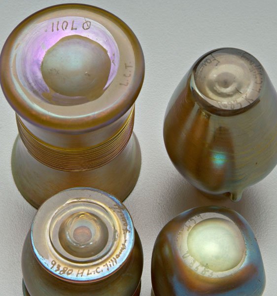 Four pieces Tiffany glass - 2