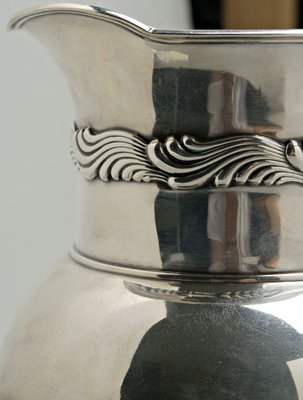 Tiffany sterling water pitcher, - 5