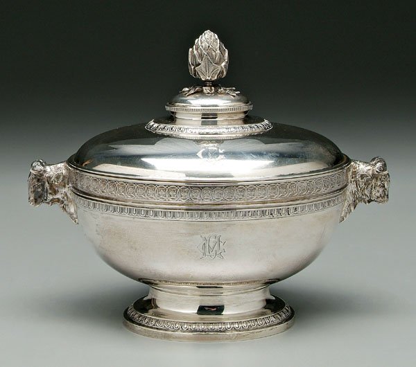Tiffany sterling sauce tureen,