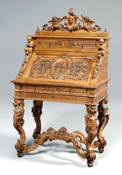 Italian Renaissance Revival desk,