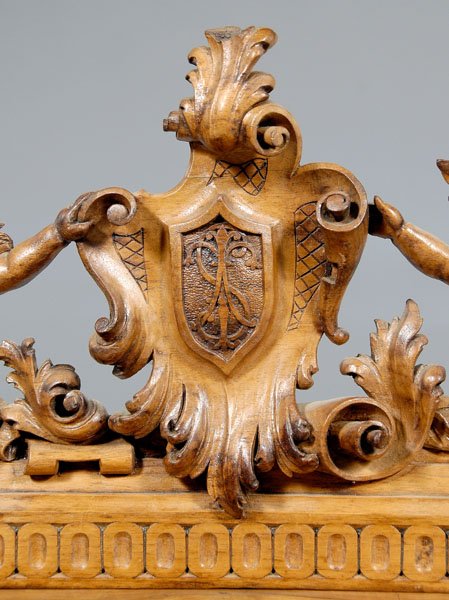 Italian Renaissance Revival desk, - 6