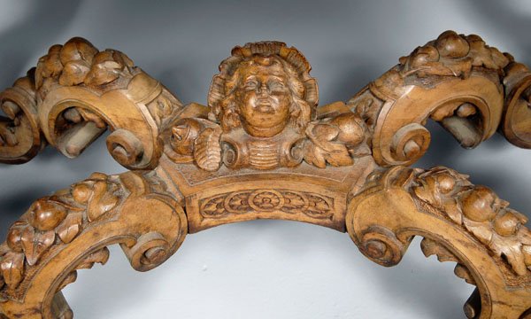 Italian Renaissance Revival desk, - 8