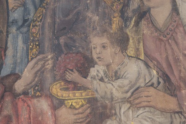 Pre-Raphaelite wall hanging, - 10