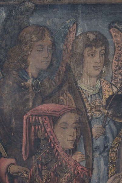 Pre-Raphaelite wall hanging, - 4