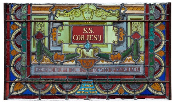 1891 French stained glass window: - 4