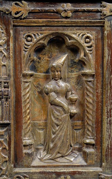 Gothic Revival court cupboard, - 2
