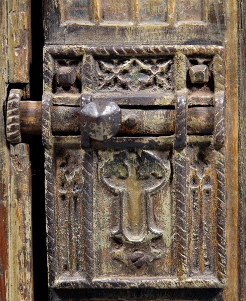 Gothic Revival court cupboard, - 6
