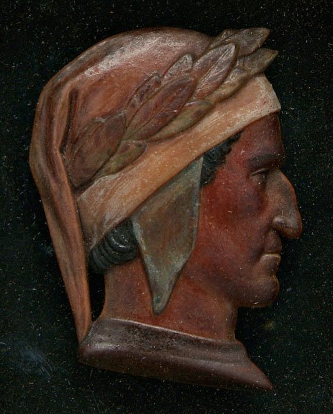 Two 19th century laureate wax profiles - 2
