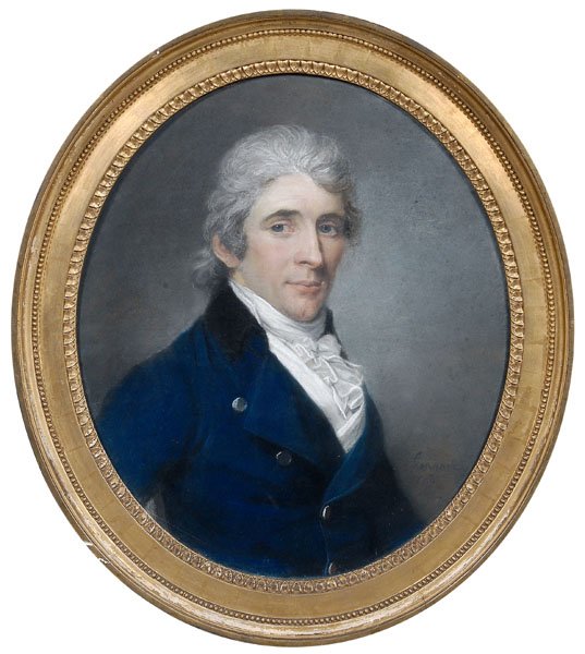 18th century English pastel portrait,