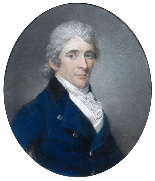 18th century English pastel portrait, - 2