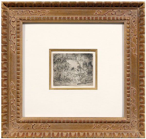 Rembrandt etching