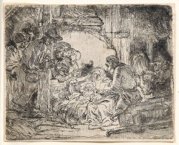 Rembrandt etching - 2