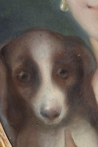 Pair 18th century pastel portraits - 6