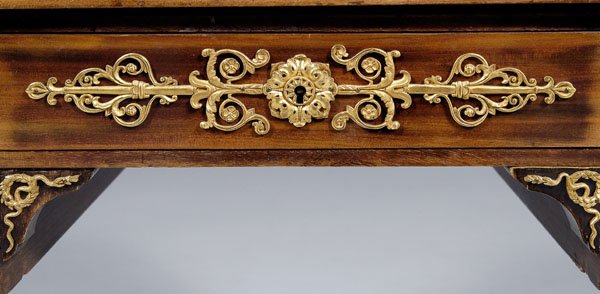 Fine Louis XVI style cylinder desk, - 6