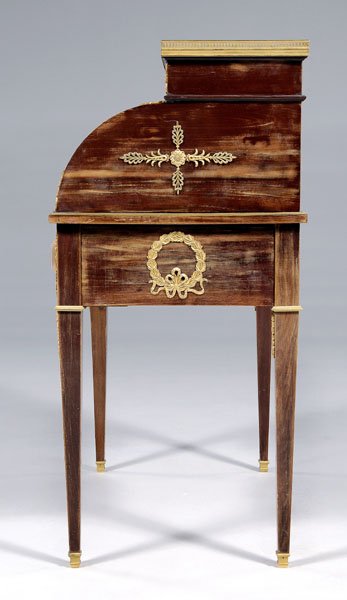 Fine Louis XVI style cylinder desk, - 8
