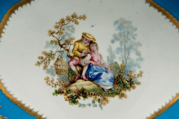 Pair Sèvres shell bowls - 2