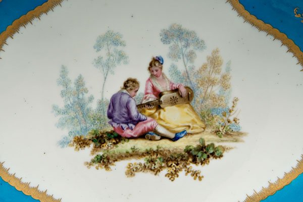 Pair Sèvres shell bowls - 4