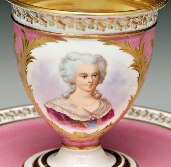 Three cups and saucers - 3