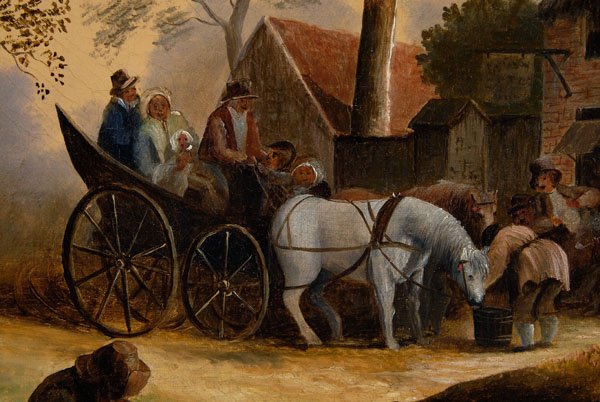 Dutch School genre painting, - 3