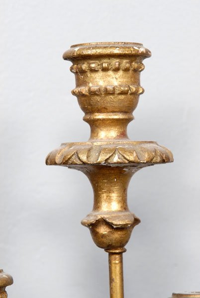 Gilt iron sconce, - 4