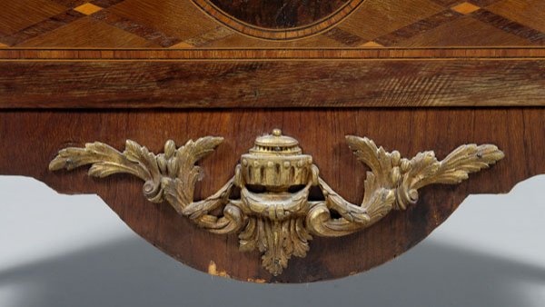 Louis XV style marquetry commode, - 5