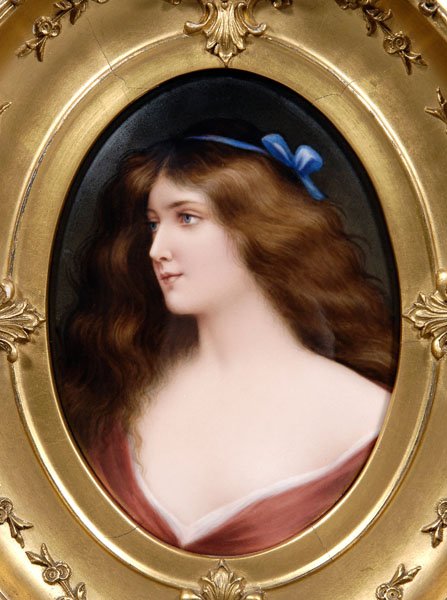 KPM porcelain plaque signed Wagner, - 2