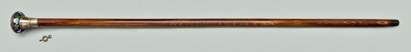 Cloisonné watch cane,