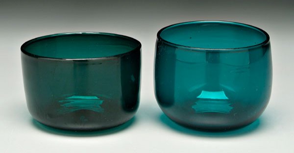 Two early glass bowls