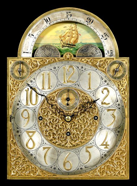 Fine Elliott inlaid tall case clock, - 2