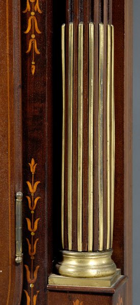 Fine Elliott inlaid tall case clock, - 7