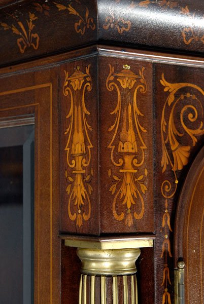 Fine Elliott inlaid tall case clock, - 8