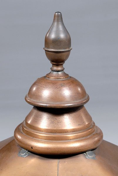 Copper and zinc architectural lantern, - 3