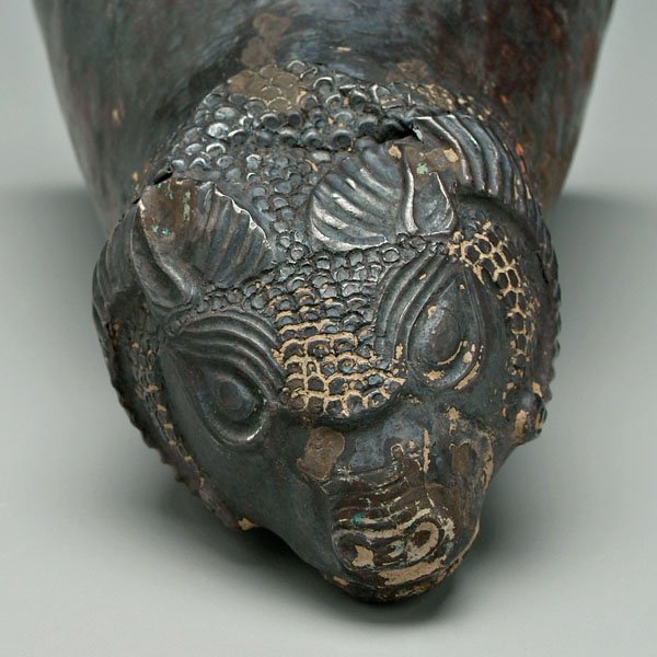 Two ancient objects, cat, ram's head - 2