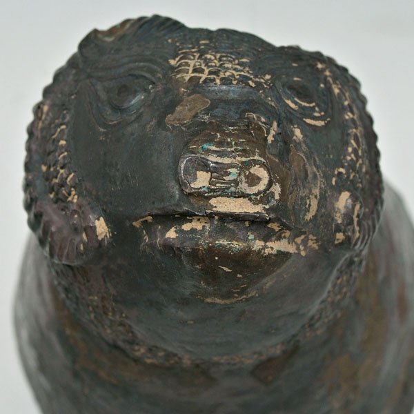 Two ancient objects, cat, ram's head - 3