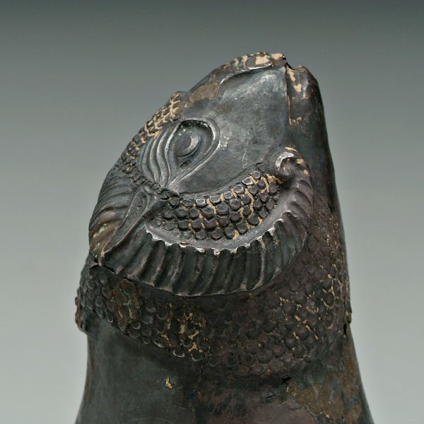 Two ancient objects, cat, ram's head - 4