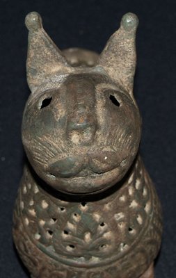 Two ancient objects, cat, ram's head - 6