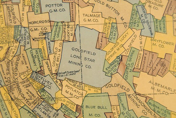 "Map of Goldfield Nevada 1907", - 3